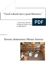 Good Schools Have Good Libraries