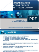 3 Peranan Penting Account Officer