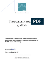 Cebr Economic Cost of Gridlock Report