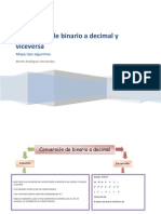 Convercion de Binario a Decimal y Voceversa