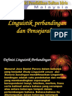 13284917 Topik 1 Linguistik Perbandingan Dan Pensejarahan