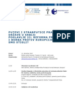 Program Putevi I Stranputice Pravne Drzave U Srbiji