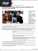 MinnPost Minnesota’s Hmong veterans seek recognition for Vietnam War service