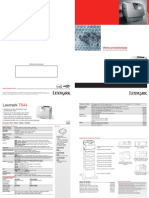 Impressora laser monocromática Lexmark T644