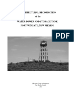 Fort Wingate, New Mexico Water Tower Recordation