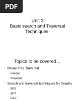 Unit 3 - Basic Search and Traversal Techniques