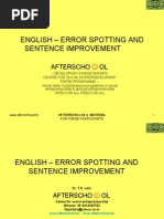 Download English  Error Spotting and Sentence Improvement by KNOWLEDGE CREATORS  SN11629005 doc pdf