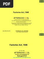 Factories Act, 1948: Afterscho OL