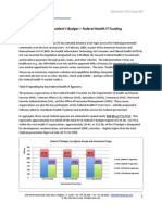 FY13 Federal Health IT Funding - Soter Group Perspectives - December 2012