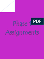 Phase 1 Assignments