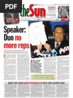 TheSun 2009-02-04 Page01 Speaker Duo No More Reps