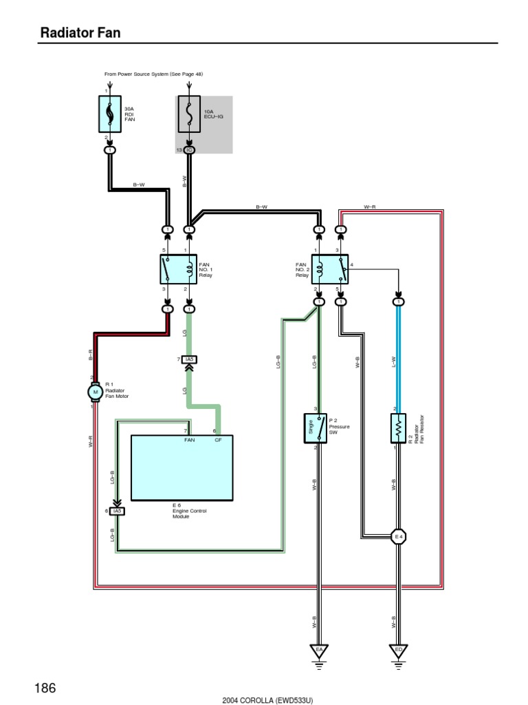 2004 Corolla Electrical Diagram Radiator Fan Electrical Components Engines 2004 Corolla Electrical Diagram Radiator Fan Electrical Components Engines
