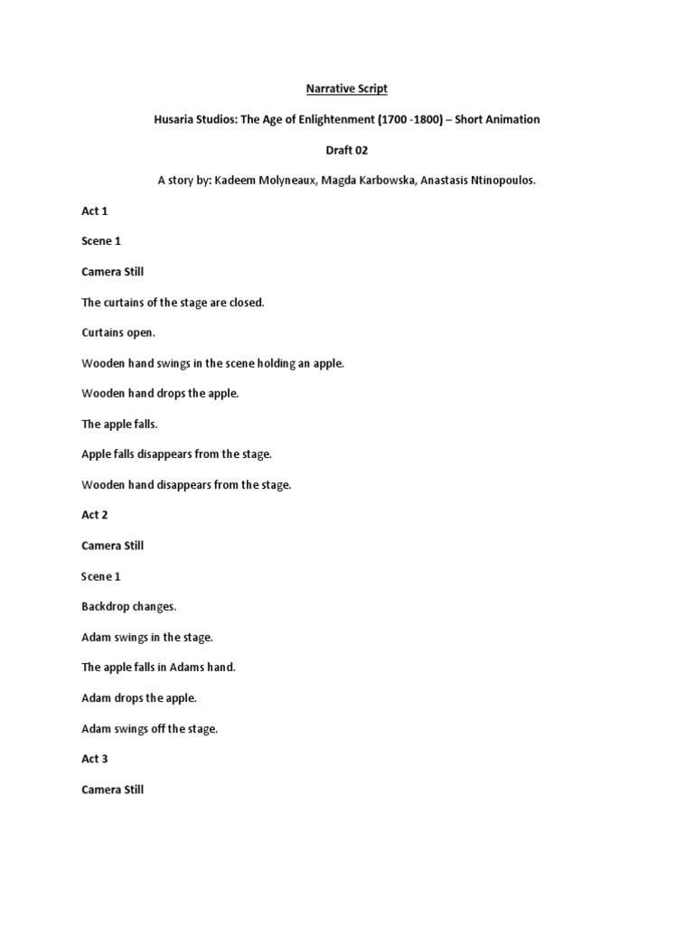 Husaria Studios Script Draft 02 | PDF