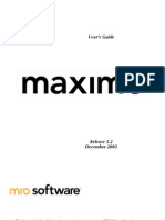 Maximo User Guide Version 5.2