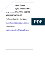 Apostila de Nocoes de Administracao Financeira e Orcamentaria Para Agente Administrativo Pf Professor Leandro Eustaquio