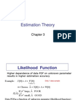 Estimation Theory Estimation Theory