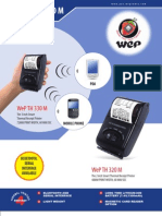 WeP TH-330 Mobile Printer 72mm Print Width Bluetooth
