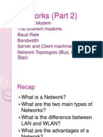 Networks (Part 2)