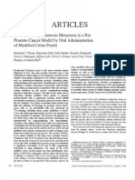 Inhibition of Spontaneous Metastasis in a Rat Prostate Cancer Model by Oral Administration of MCP