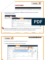 Sharepoint 2010: Site Pages