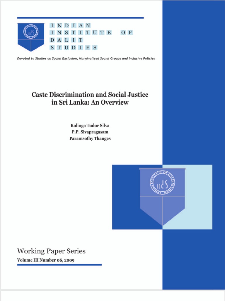 Caste Discrimination in Sri Lanka Overview | PDF | Caste | Sri Lanka