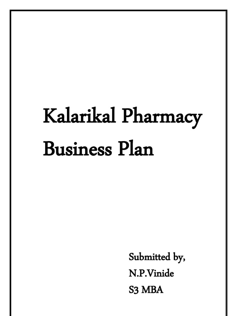 pharmacy business plan pdf free download