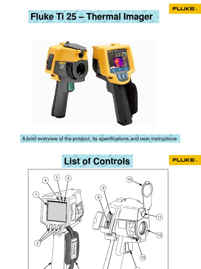 Fluke Ti 25 Thermal Imager Overview | PDF | Computers | Technology ...