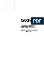 Brother Fax 3750, 8650p, MFC-7750 Service Manual
