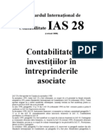 IAS Standardul International de Contabilitate IAS 28