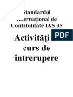IAS Standardul International de Contabilitate IAS 35