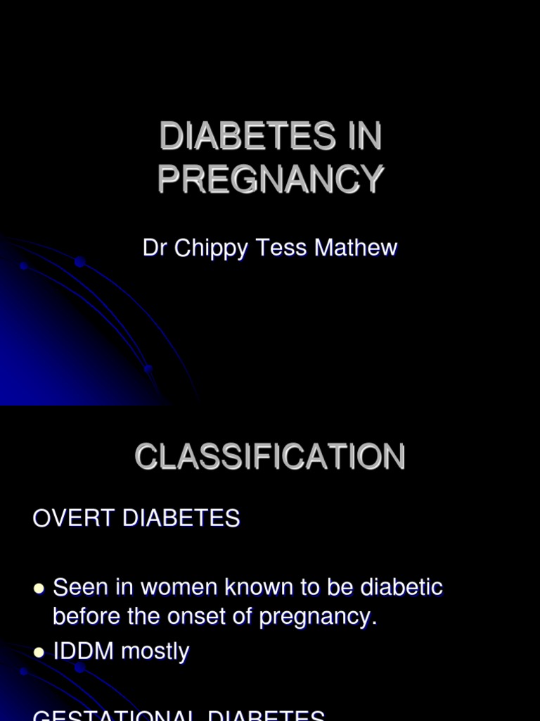 Diabetes Management in Pregnancy | PDF | Gestational Diabetes ...