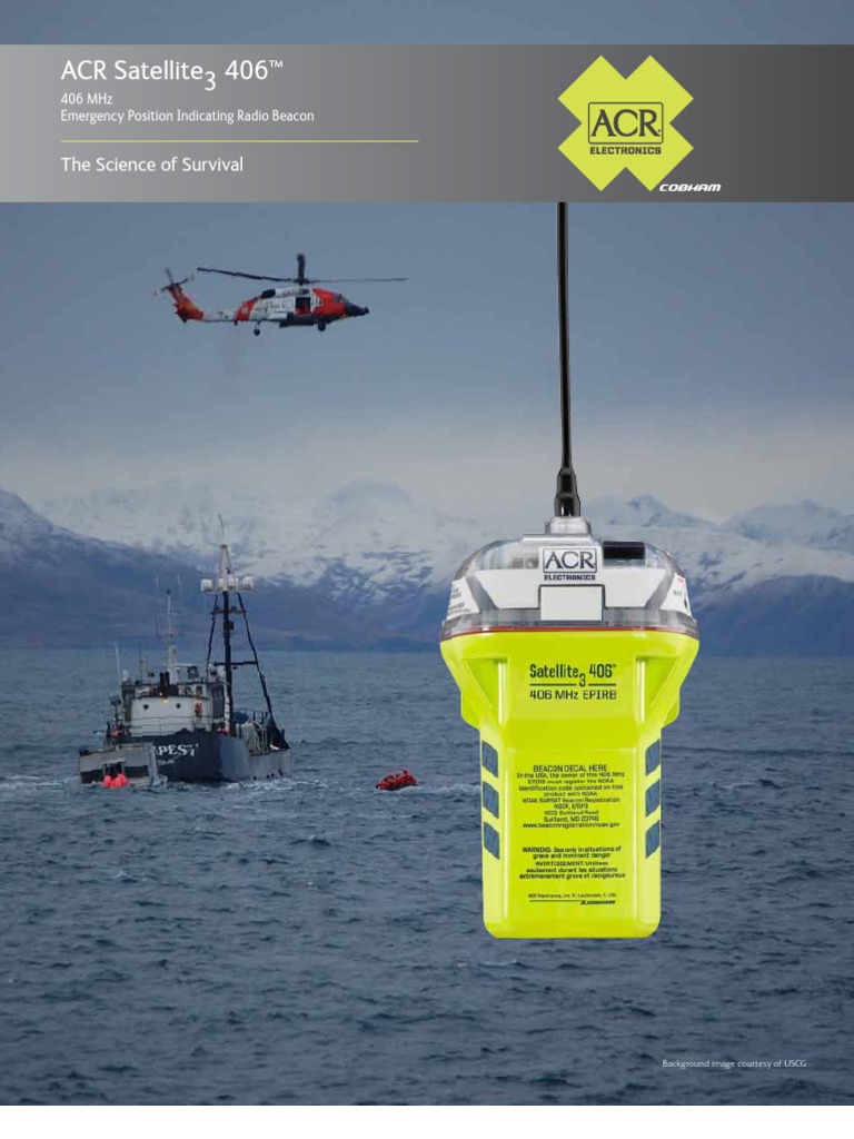 ACR EPIRB Satellite LlI 2874 Radio Free 30day