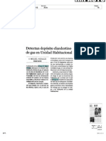 Detectan Depósito Clandestino de Gas en Unidad Habitacional: S Miguel Hidalgo