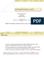 GSDP_ABM-Workshop-2011_Matteo_Richiardi - Why is Estimating AB Models So Weird