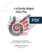 Garden of Earthly Delights Action Plan: Presented By: LIA Consulting Team