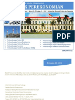 Booklet Statistik Perekonomian Triwulan III 2012