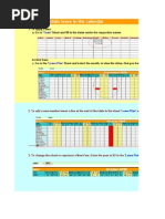 Instructions To Update Leave in The Calendar