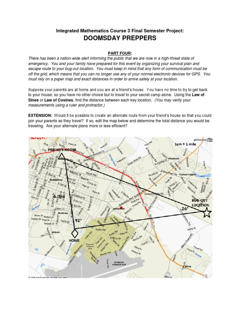 Doomsday Preppers Survival Math Project | PDF