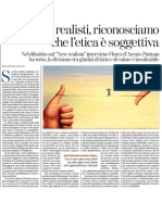 La soggettività dell'etica di PAOLO FLORES D’ARCAIS - La Stampa 11.12.2012