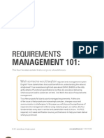 Requirements Management 101