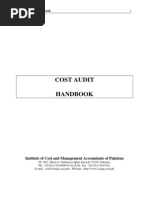 Download Cost Audit Handbook by Platonic SN11643822 doc pdf