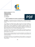 Jueces Nominados de Acuerdo Con Justicia Rápida y Accesible