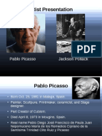 Artist Presentation: Pablo Picasso Jackson Pollack