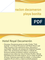 Analisis Hotel Decameron y Playa Bonita Panama 