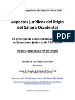 Informe Del Colegio de Abogados de Nueva York