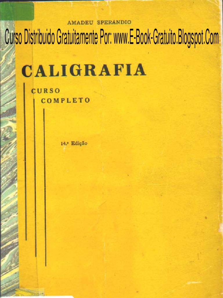 Caligrafia Curso | PDF | Estudios de idiomas extranjeros | Informática