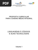 Proposta Curricular Linguagens - Final
