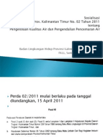 Sosialisasi Perda 02 Tahun 2011