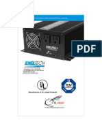 Exeltech XP1100 Inverter Manual