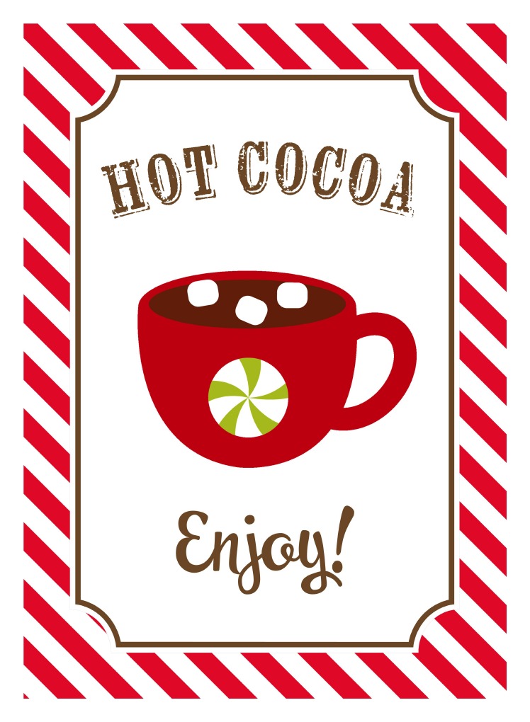 Free Printable Hot Cocoa Bar Sign
